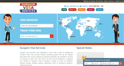 Desktop Screenshot of gurgaonvisaservices.com